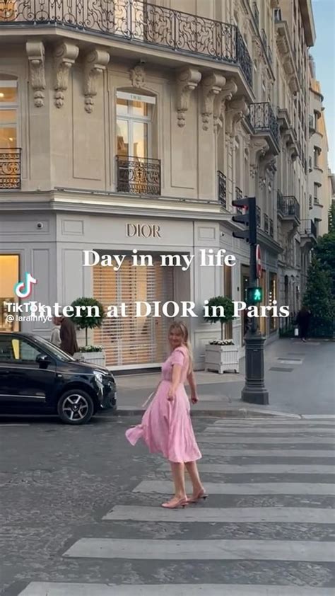 women at Dior internship